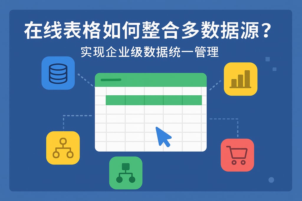 在线表格如何整合多数据源？实现企业级数据统一管理