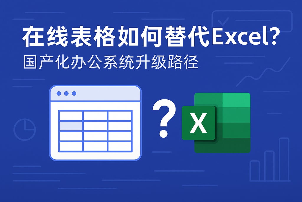 在线表格如何替代Excel？国产化办公系统升级路径
