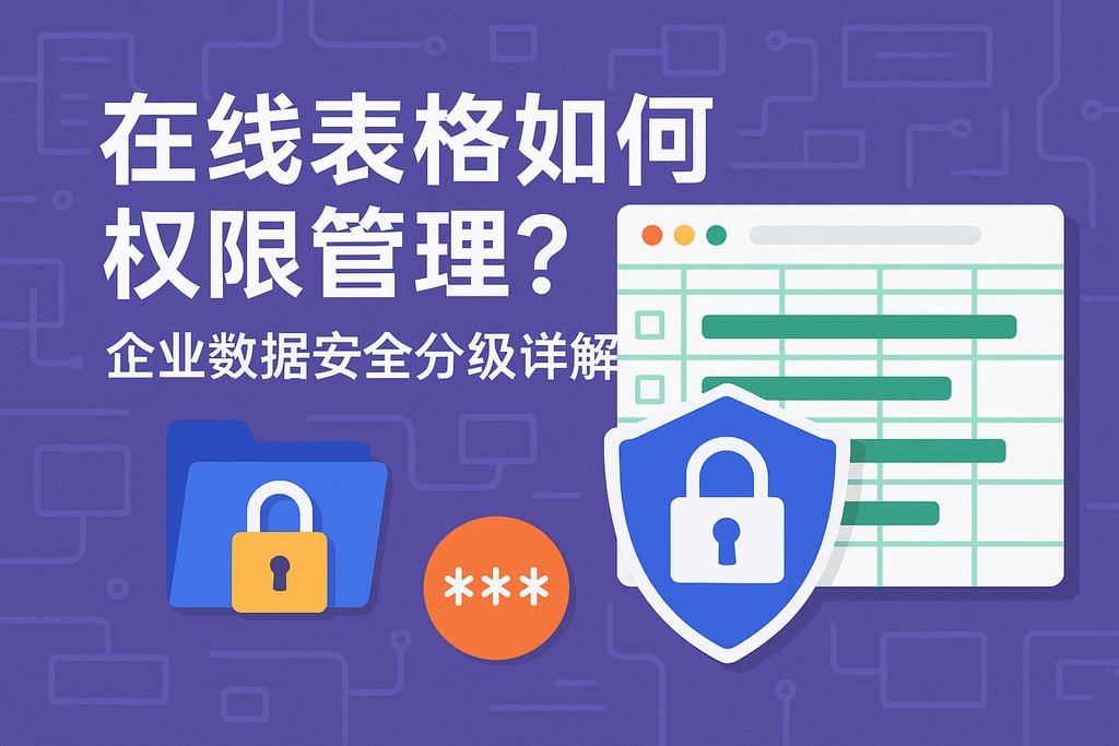 在线表格如何权限管理？企业数据安全分级详解