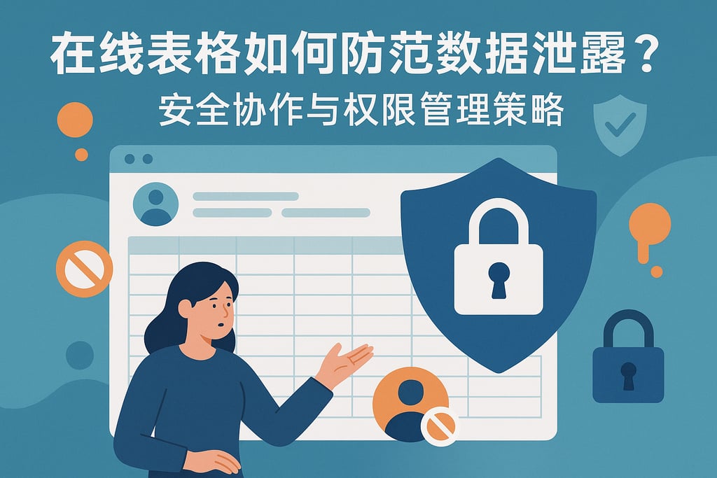 在线表格如何防范数据泄露？安全协作与权限管理策略