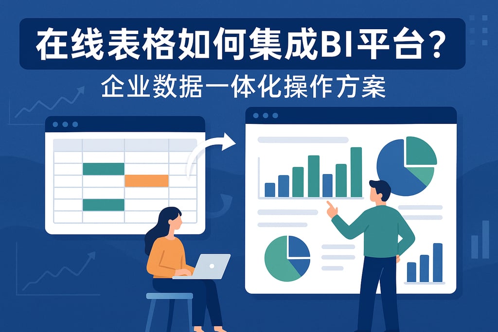 在线表格如何集成BI平台？企业数据一体化操作方案