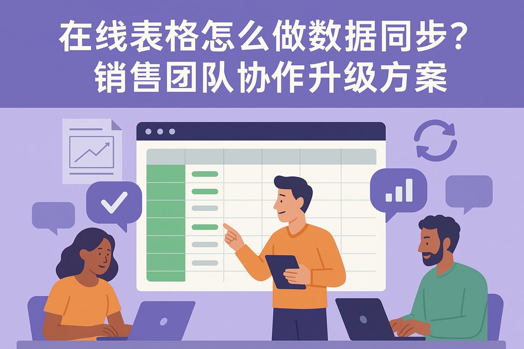 在线表格怎么做数据同步？销售团队协作升级方案