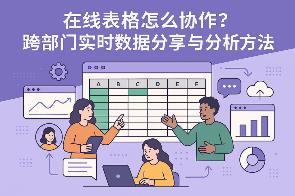 在线表格怎么协作？跨部门实时数据分享与分析方法