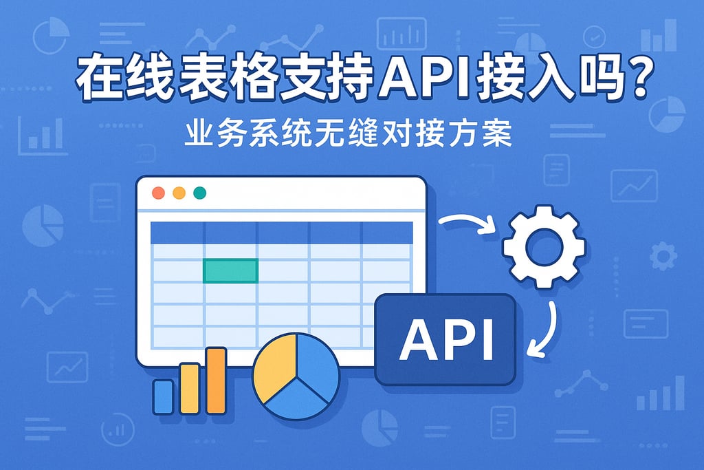 在线表格支持API接入吗？业务系统无缝对接方案