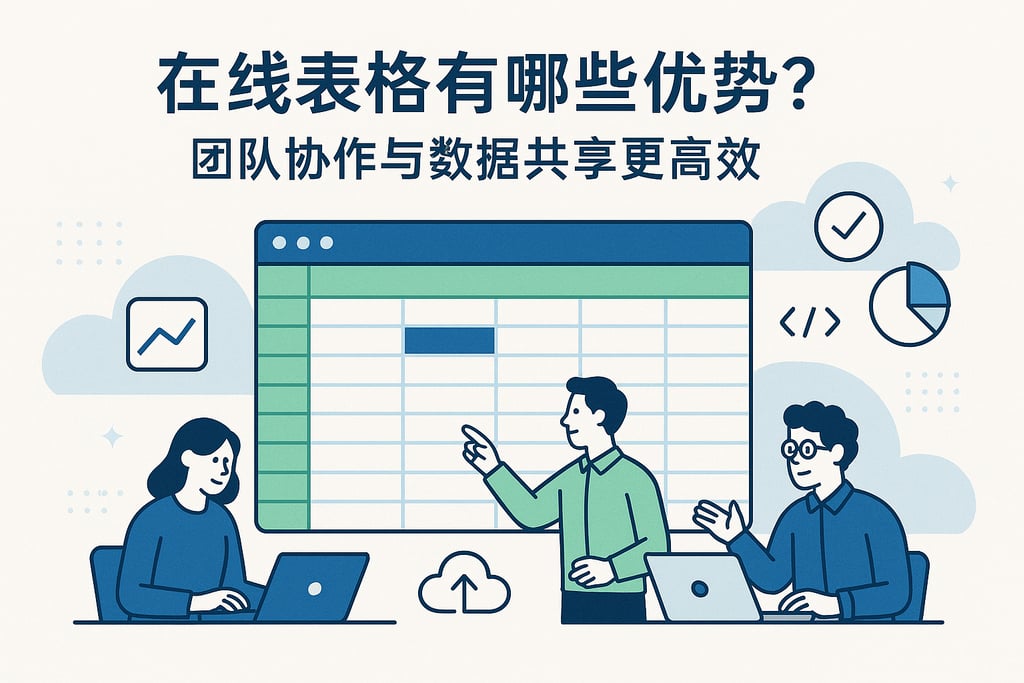 在线表格有哪些优势？团队协作与数据共享更高效