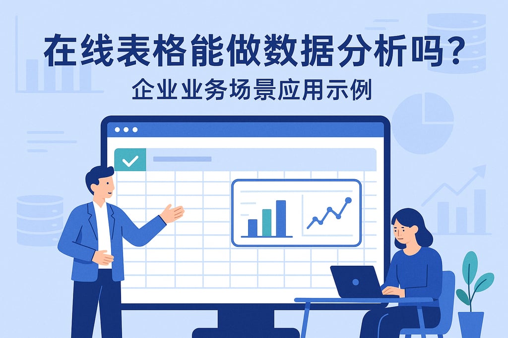 在线表格能做数据分析吗？企业业务场景应用示例