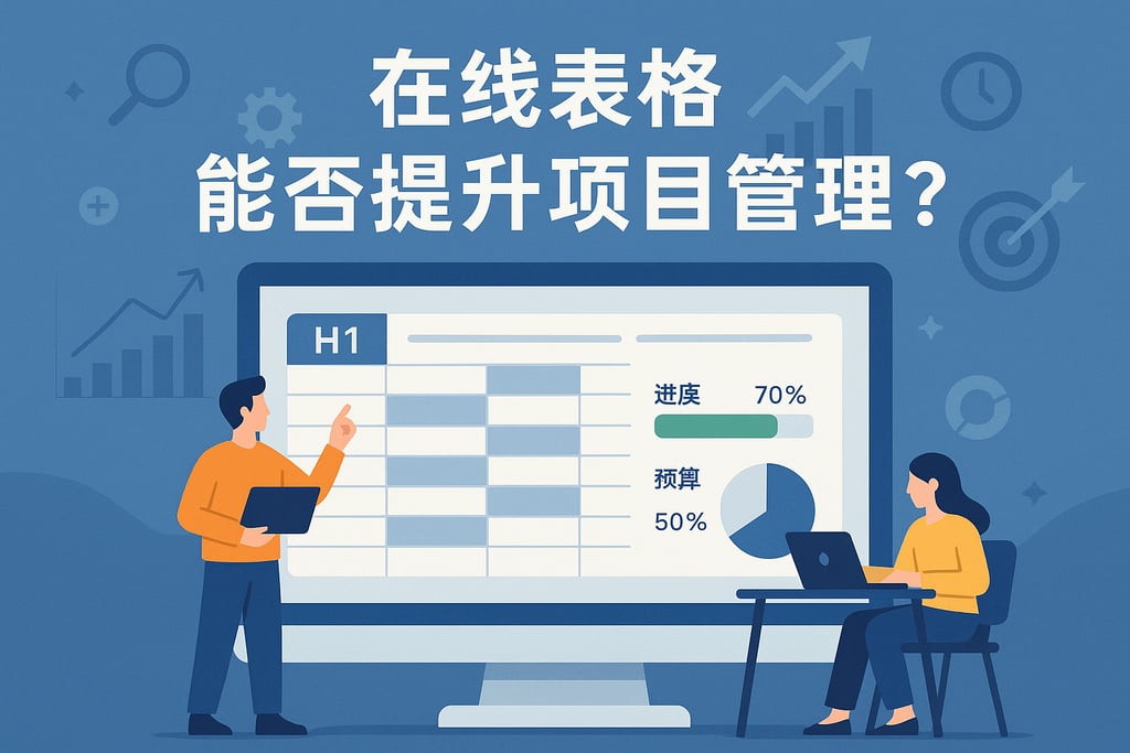 在线表格能否提升项目管理？进度与预算一目了然呈现