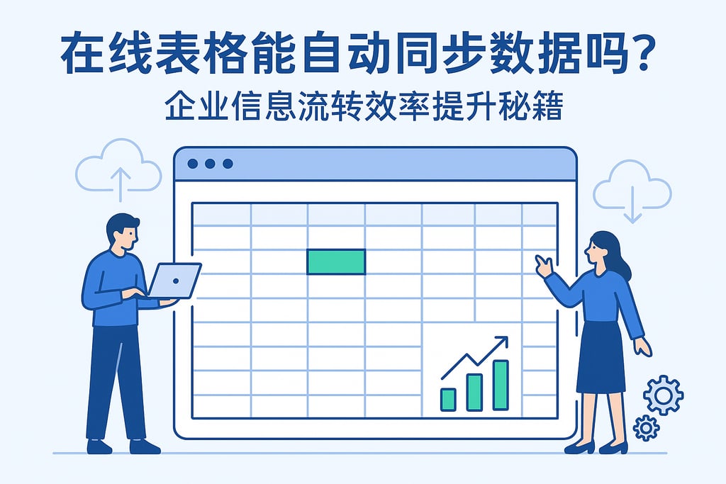 在线表格能自动同步数据吗？企业信息流转效率提升秘籍