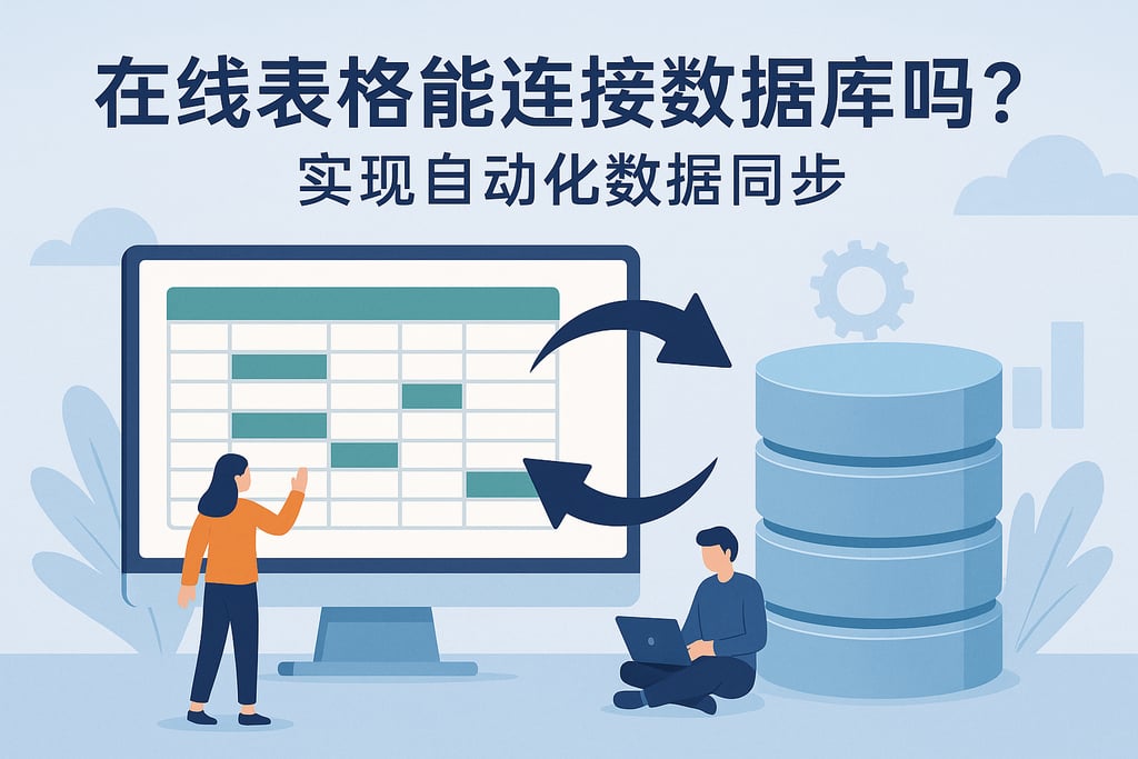 在线表格能连接数据库吗？实现自动化数据同步