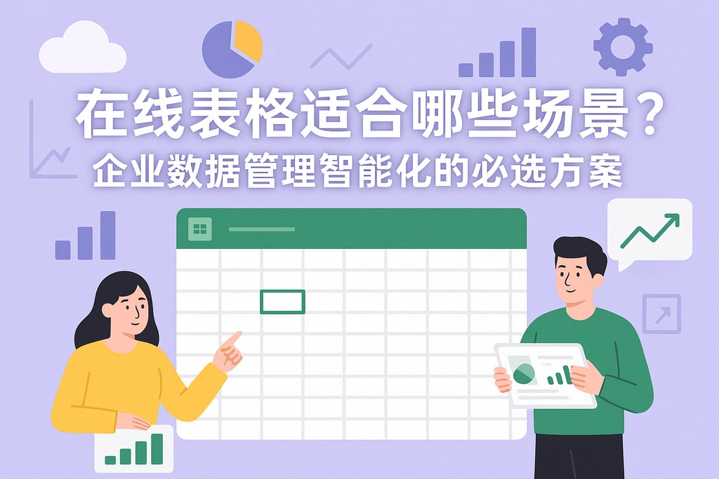 在线表格适合哪些场景？企业数据管理智能化的必选方案
