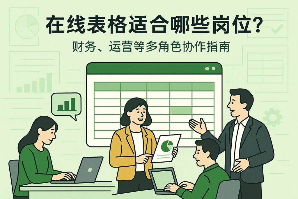 在线表格适合哪些岗位？财务、运营等多角色协作指南