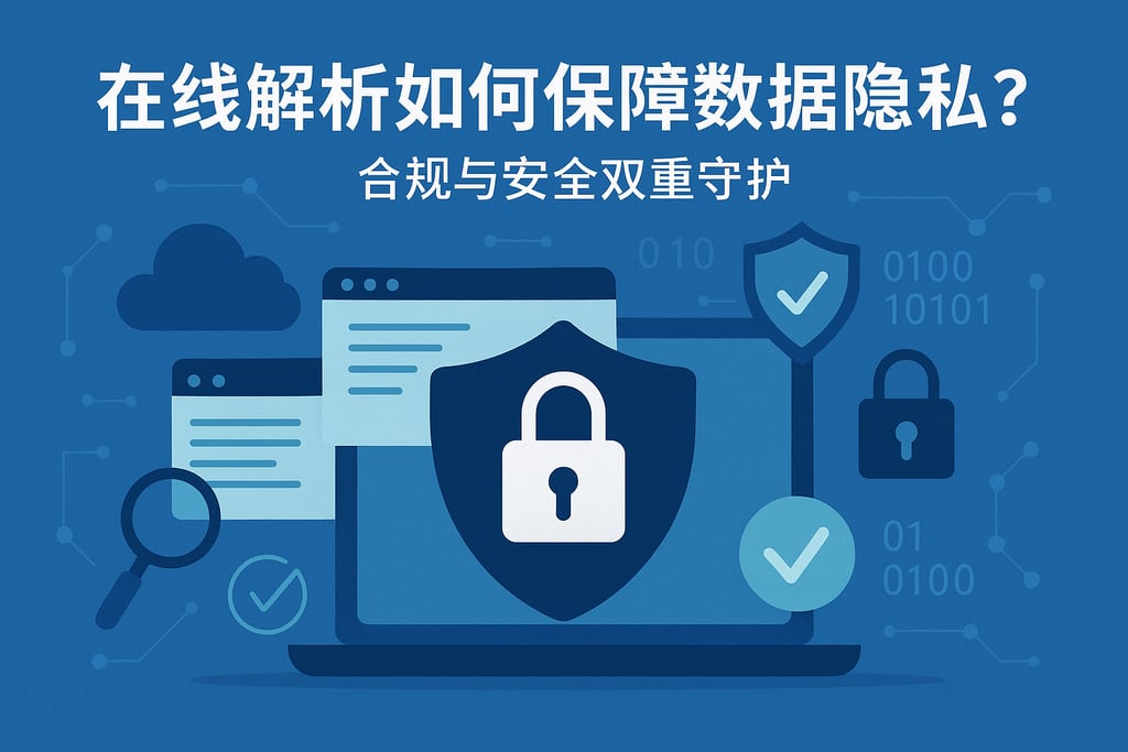 在线解析如何保障数据隐私？合规与安全双重守护