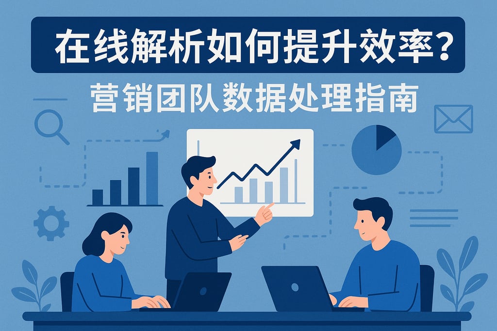 在线解析如何提升效率？营销团队数据处理指南