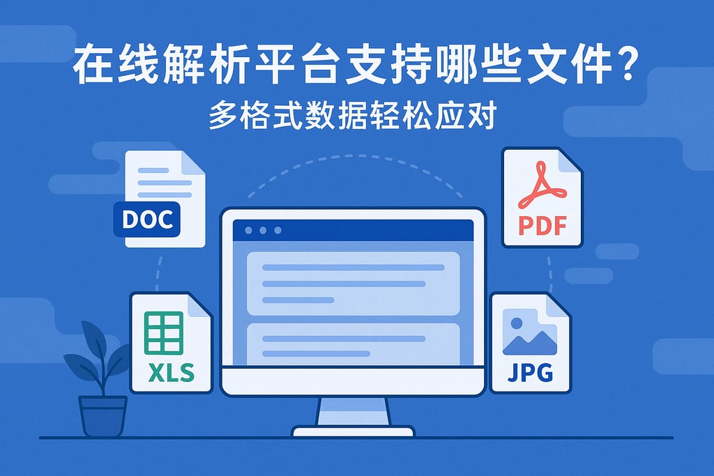 在线解析平台支持哪些文件？多格式数据轻松应对
