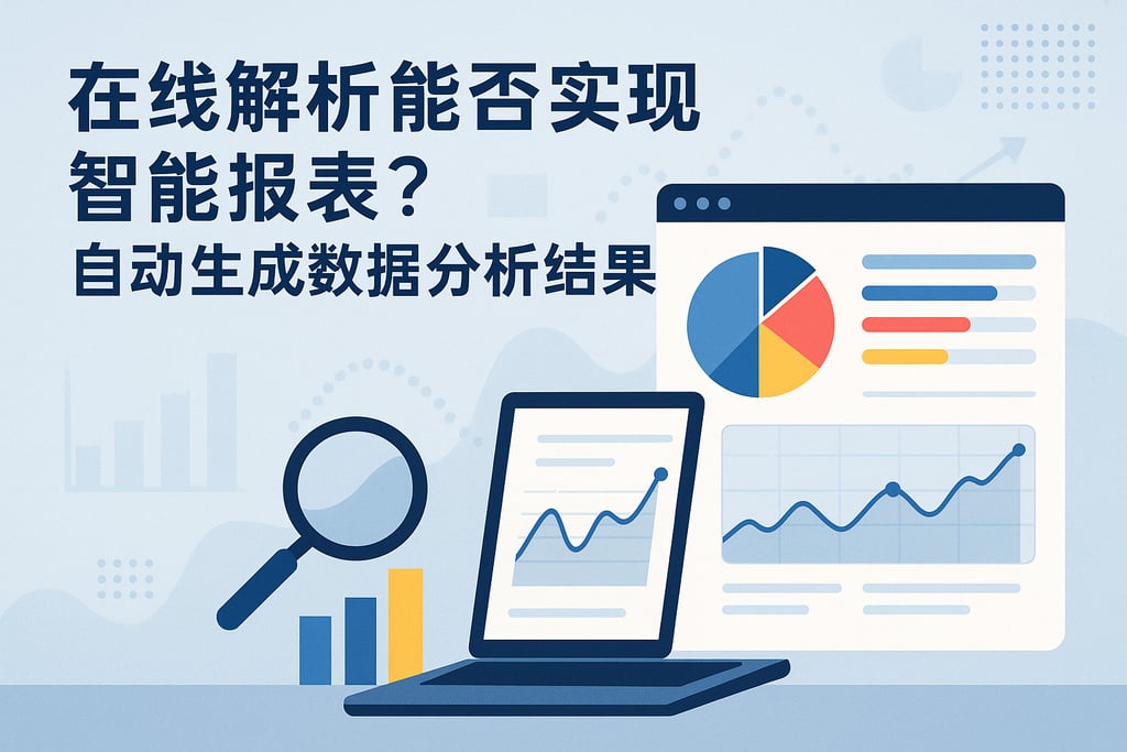 在线解析能否实现智能报表？自动生成数据分析结果