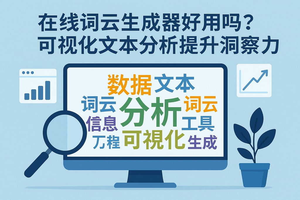 在线词云生成器好用吗？可视化文本分析提升洞察力