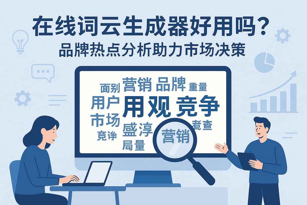在线词云生成器好用吗？品牌热点分析助力市场决策