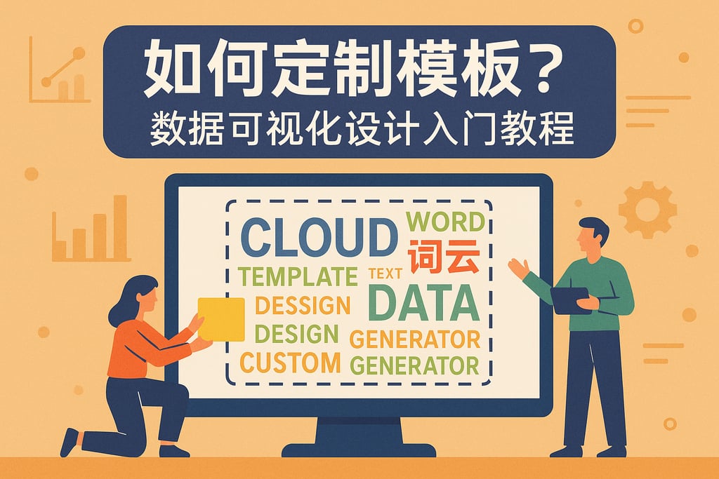在线词云生成器如何定制模板？数据可视化设计入门教程
