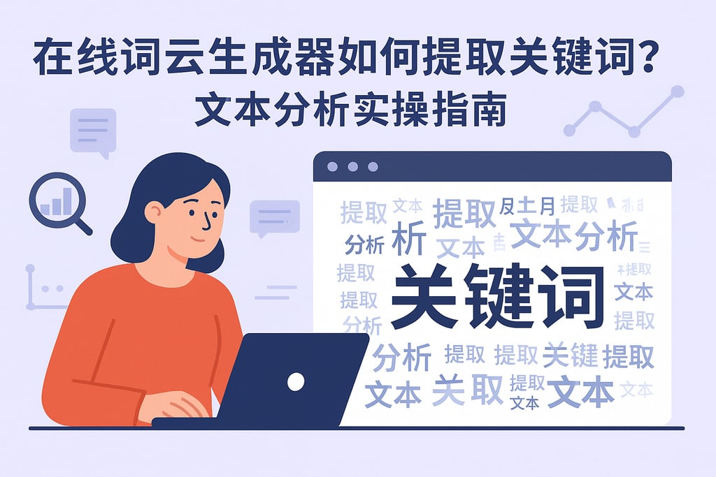 在线词云生成器如何提取关键词？文本分析实操指南