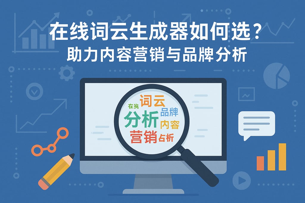 在线词云生成器如何选？助力内容营销与品牌分析