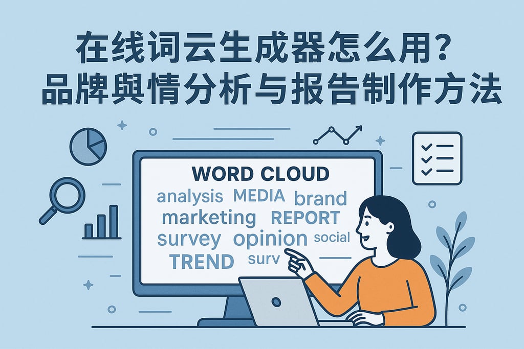 在线词云生成器怎么用？品牌舆情分析与报告制作方法