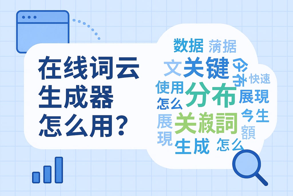 在线词云生成器怎么用？快速展现文本数据关键词分布