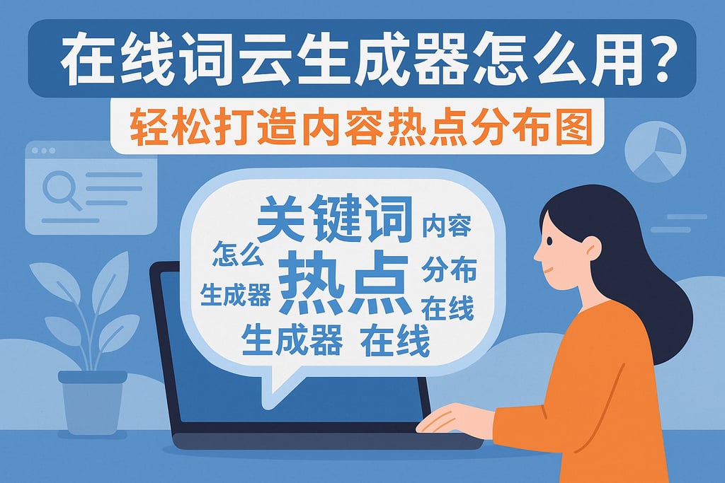 在线词云生成器怎么用？轻松打造内容热点分布图