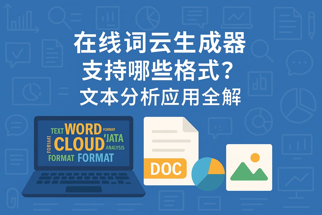 在线词云生成器支持哪些格式？文本分析应用全解
