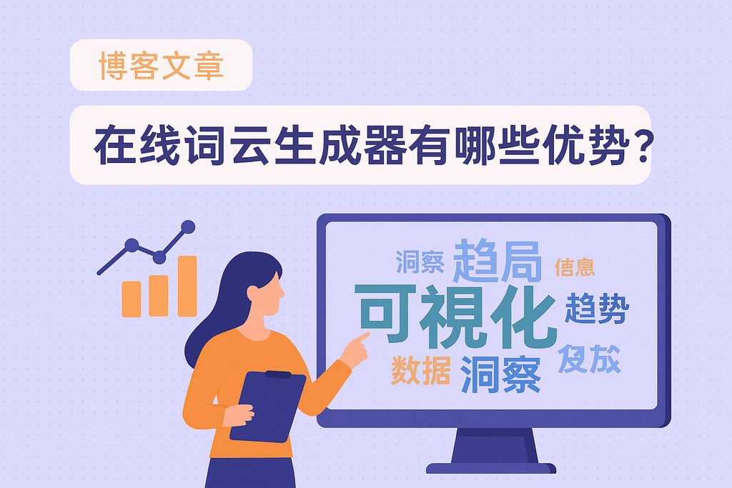 在线词云生成器有哪些优势？可视化趋势洞察一目了然