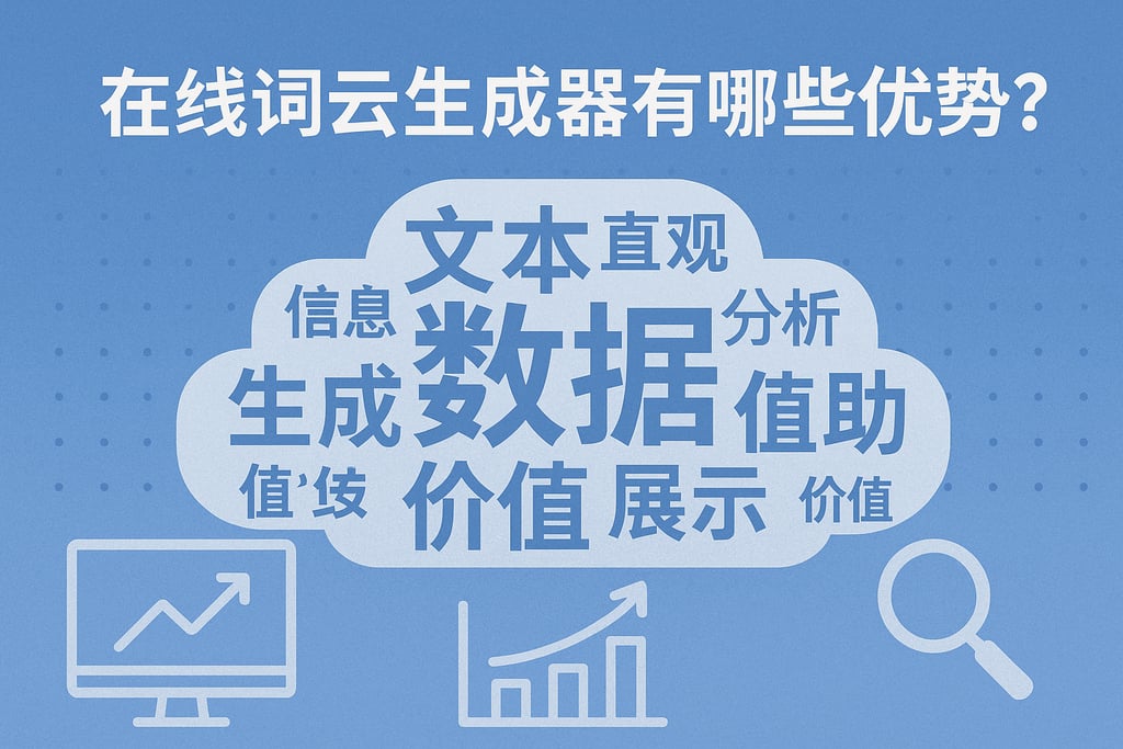在线词云生成器有哪些优势？直观展示文本数据价值