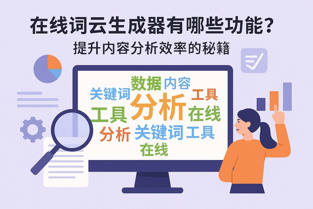 在线词云生成器有哪些功能？提升内容分析效率的秘籍