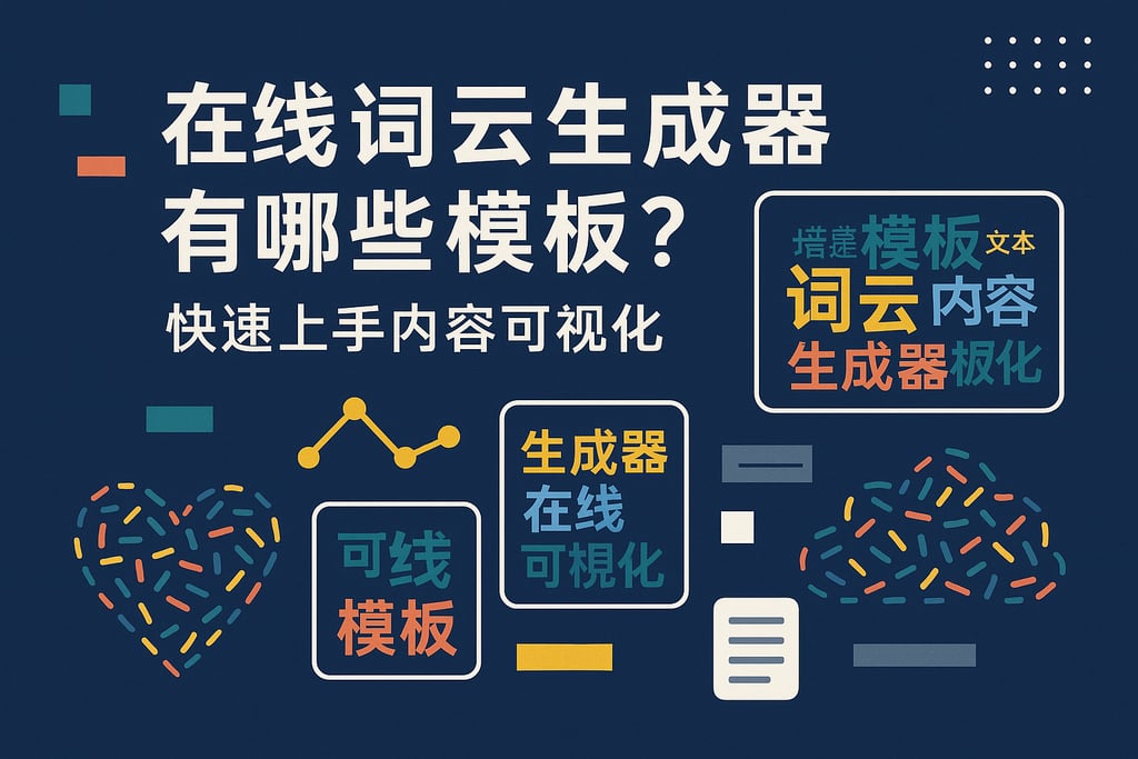 在线词云生成器有哪些模板？快速上手内容可视化