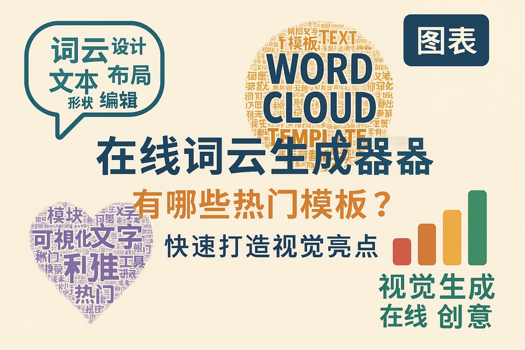 在线词云生成器有哪些热门模板？快速打造视觉亮点