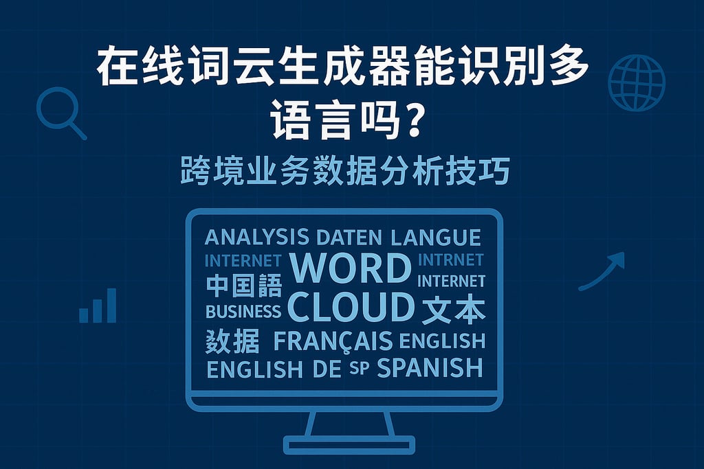 在线词云生成器能识别多语言吗？跨境业务数据分析技巧