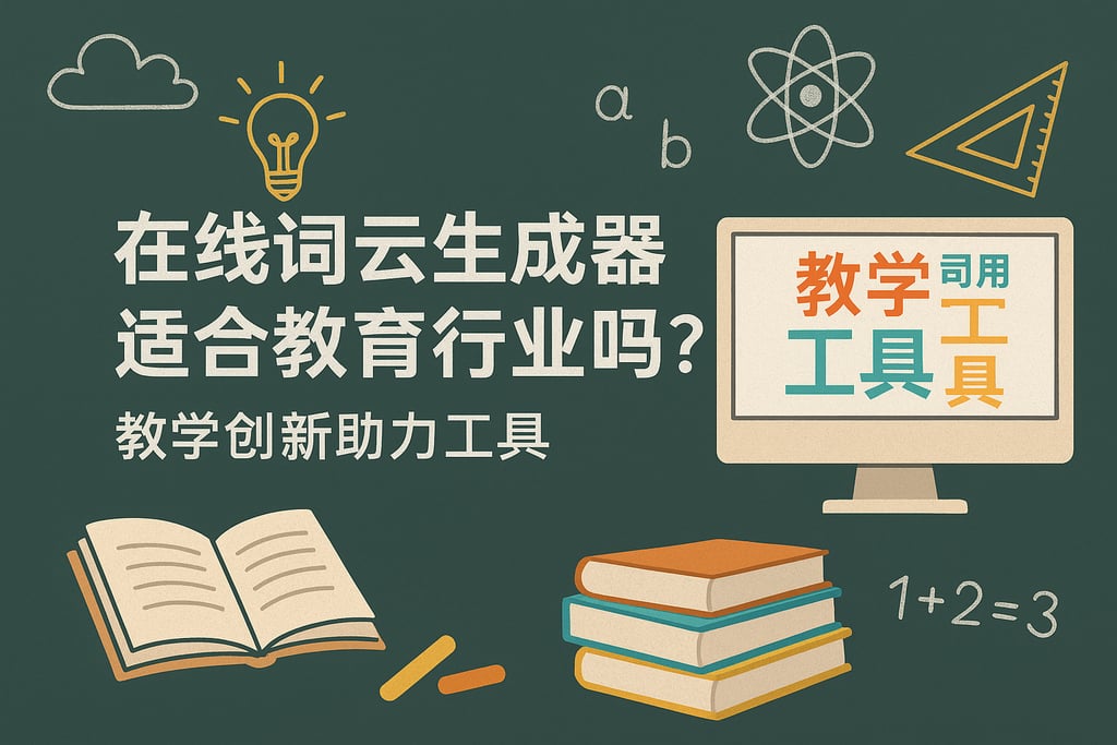 在线词云生成器适合教育行业吗？教学创新助力工具