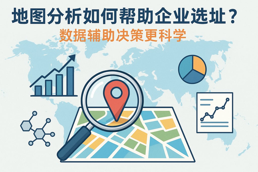 地图分析如何帮助企业选址？数据辅助决策更科学