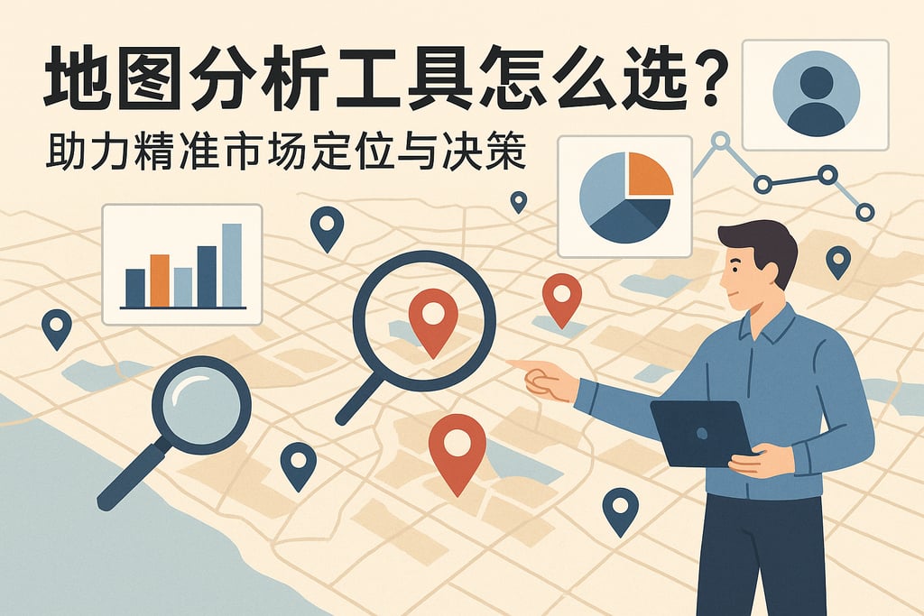 地图分析工具怎么选？助力精准市场定位与决策