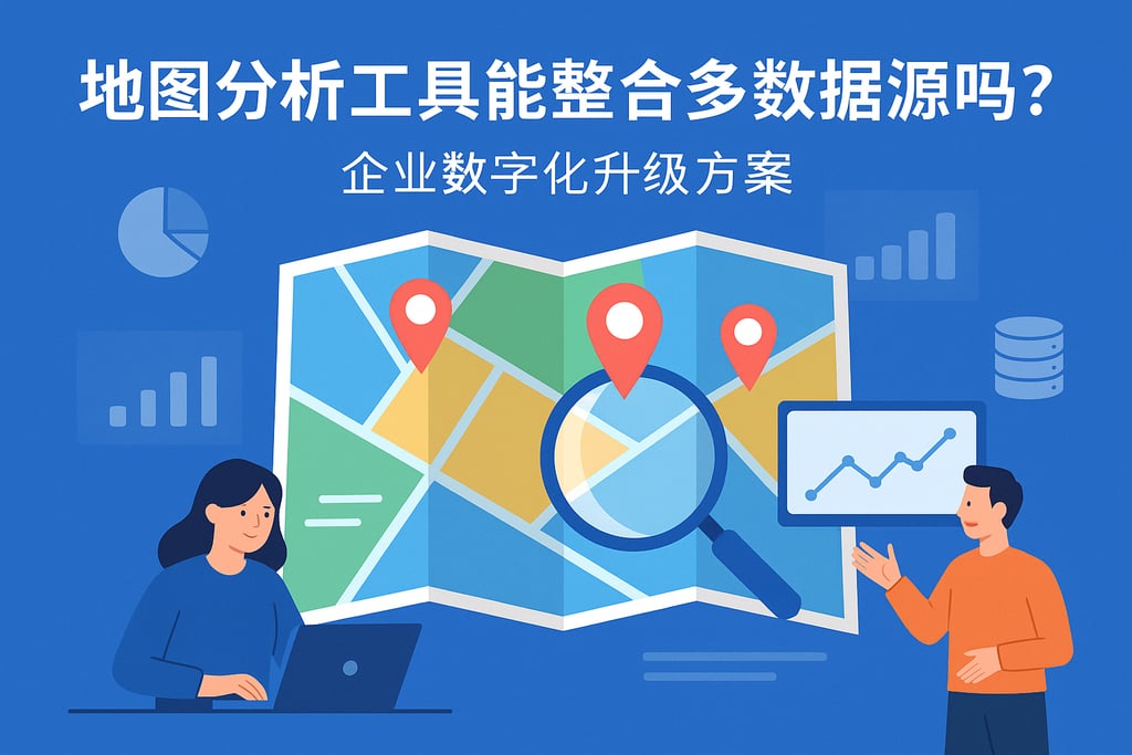 地图分析工具能整合多数据源吗？企业数字化升级方案
