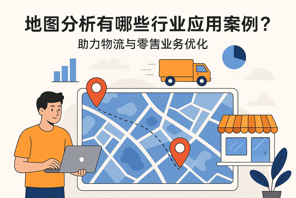 地图分析有哪些行业应用案例？助力物流与零售业务优化