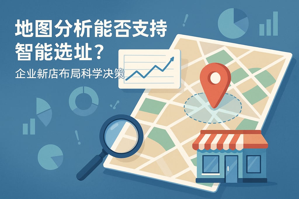 地图分析能否支持智能选址？企业新店布局科学决策