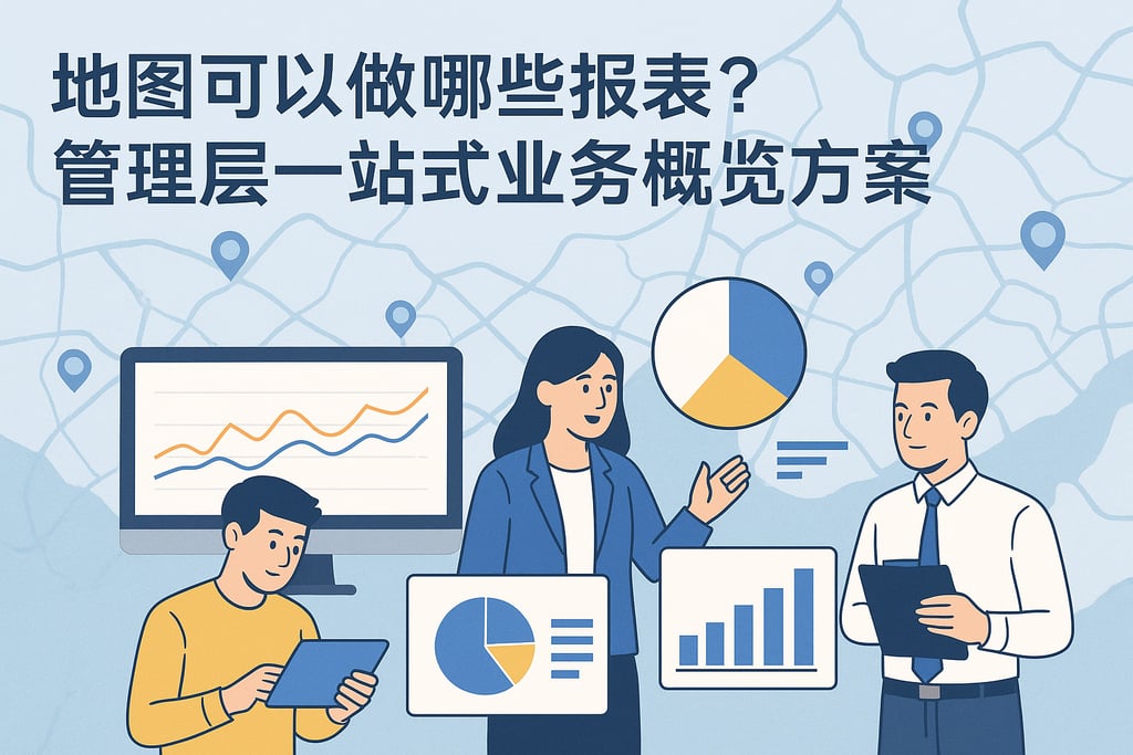 地图可以做哪些报表？管理层一站式业务概览方案