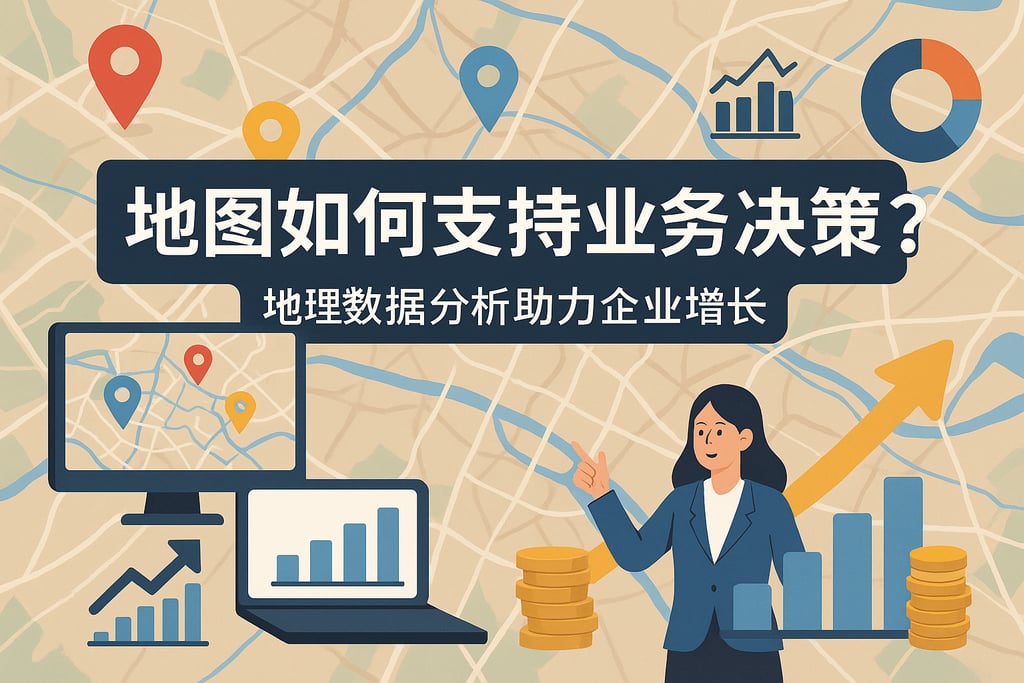 地图如何支持业务决策？地理数据分析助力企业增长