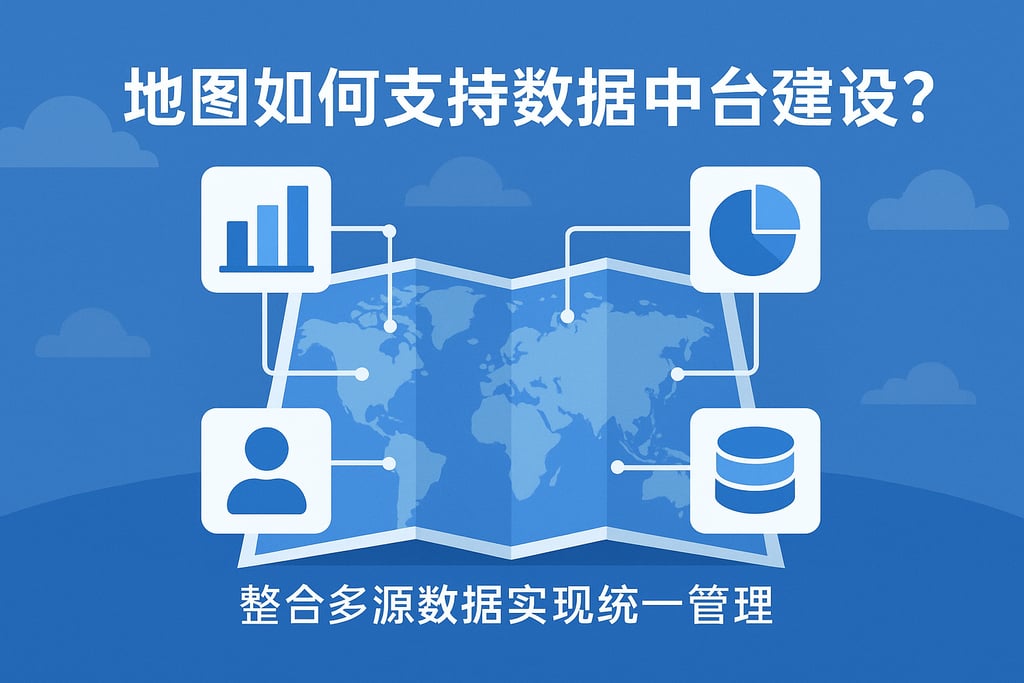 地图如何支持数据中台建设？整合多源数据实现统一管理