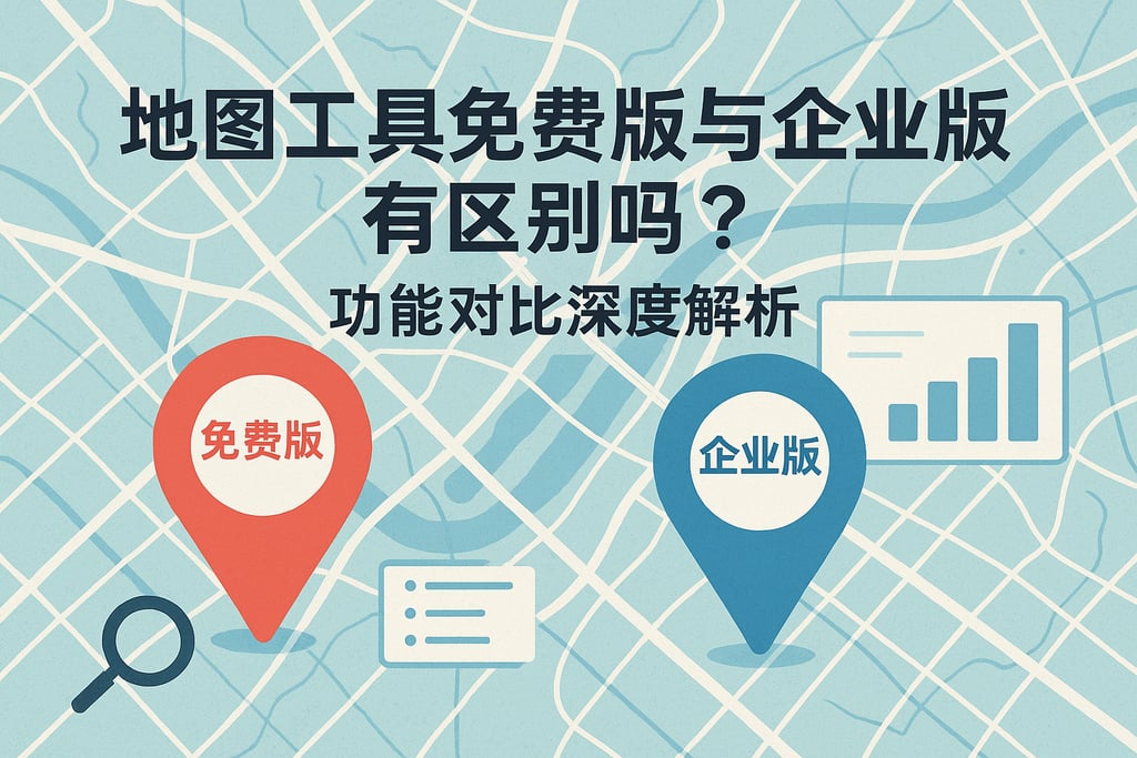 地图工具免费版与企业版有区别吗？功能对比深度解析