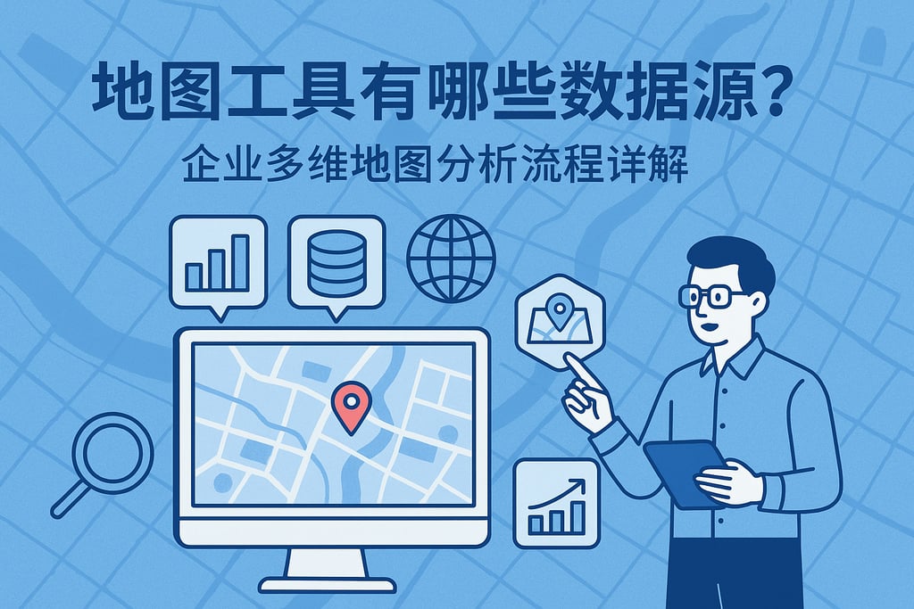 地图工具有哪些数据源？企业多维地图分析流程详解