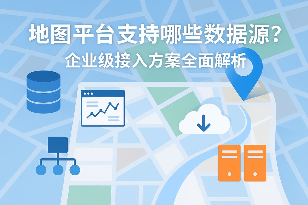 地图平台支持哪些数据源？企业级接入方案全面解析