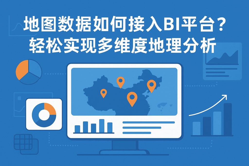 地图数据如何接入BI平台？轻松实现多维度地理分析