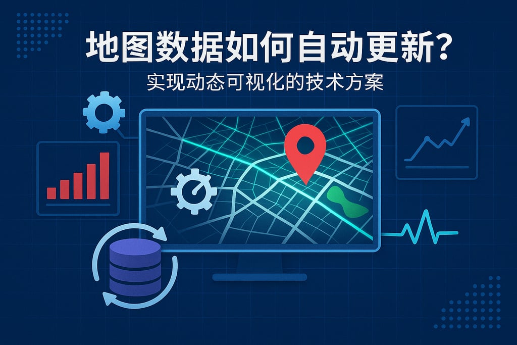 地图数据如何自动更新？实现动态可视化的技术方案