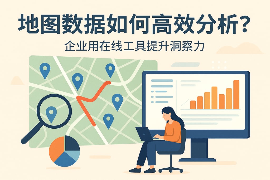地图数据如何高效分析？企业用在线工具提升洞察力
