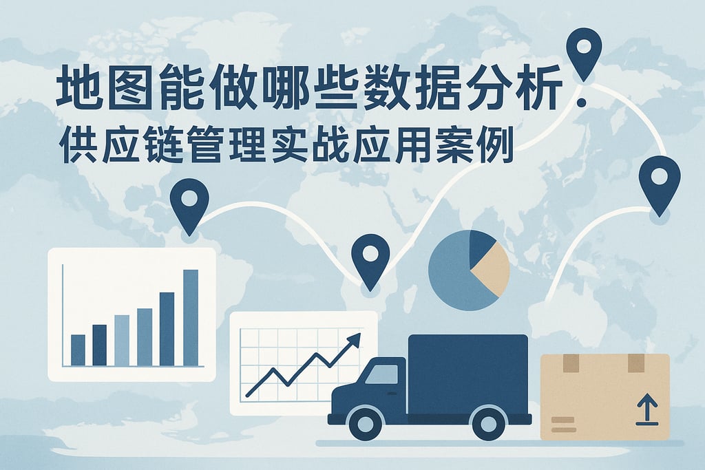 地图能做哪些数据分析？供应链管理实战应用案例